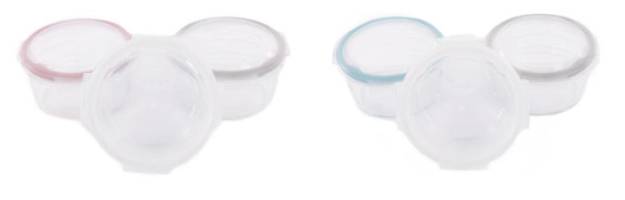 Skleněné misky s víčky B-Glass Bowls 280 ml Bo Jungle