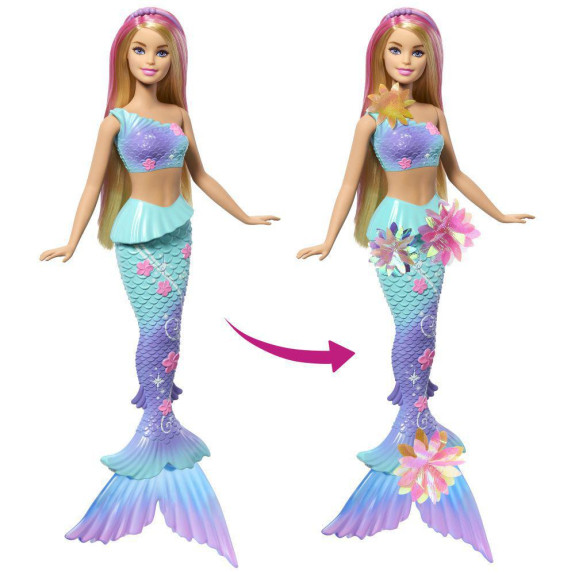 Barbie Kouzelná květinová mořská víla - Blondýnka