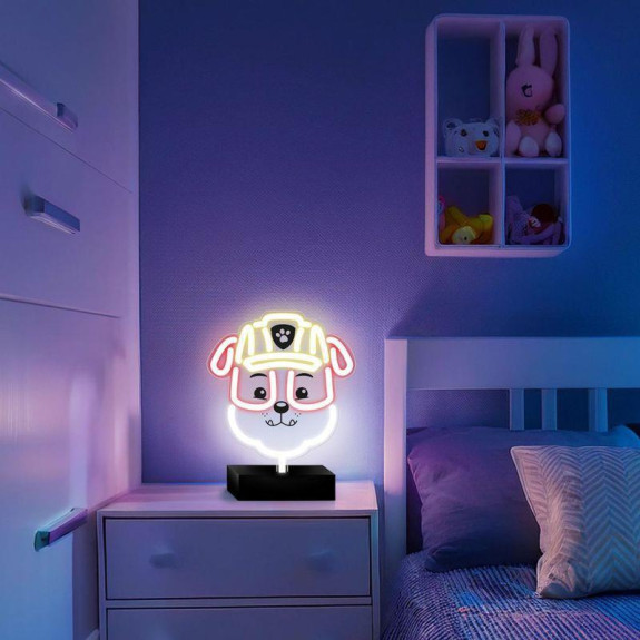 Dekorativní LED neon na stojanu Tlapková patrola - Rubble
