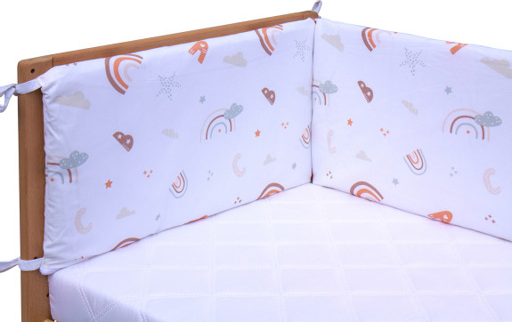 Mantinel do postýlky 4dílný Monta 180 x 30 cm Scarlett