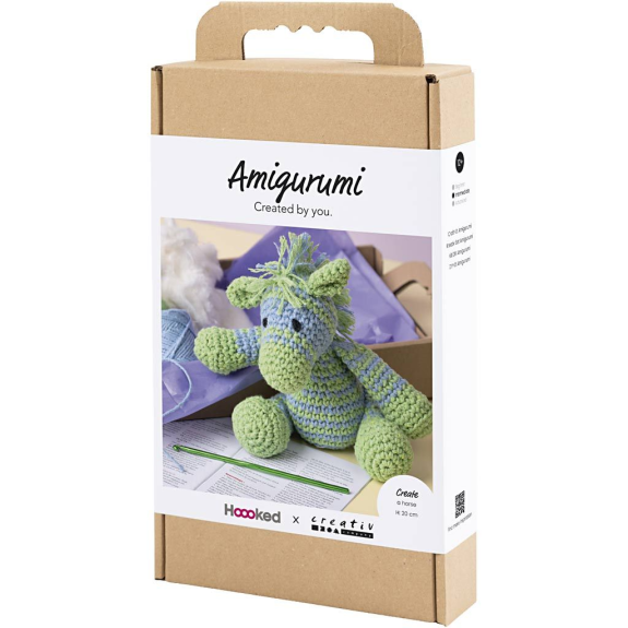 Sada na háčkování zebra Amigurumi