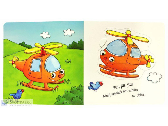 Kniha s puzzle - Dopravní prostředky