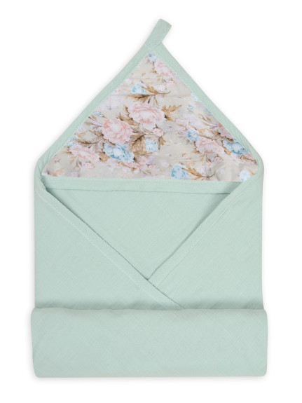 Mušelínová osuška s kapucí Design 85 x 85 cm Babymatex