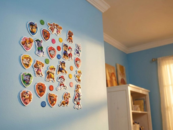 Paw Patrol sada 3D samolepek