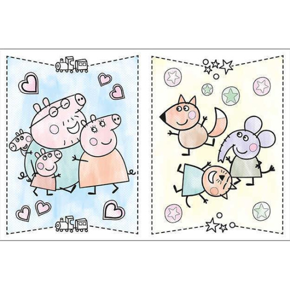 Maluj vodou A4 Prasátko Peppa
