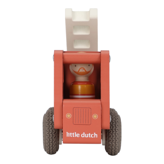 Hasičské auto dřevěné Little Dutch