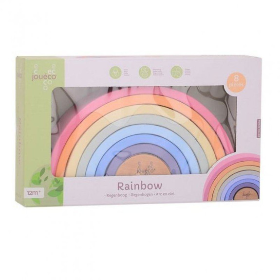 Dřevěná duha Rainbow 8 ks 12 m+
