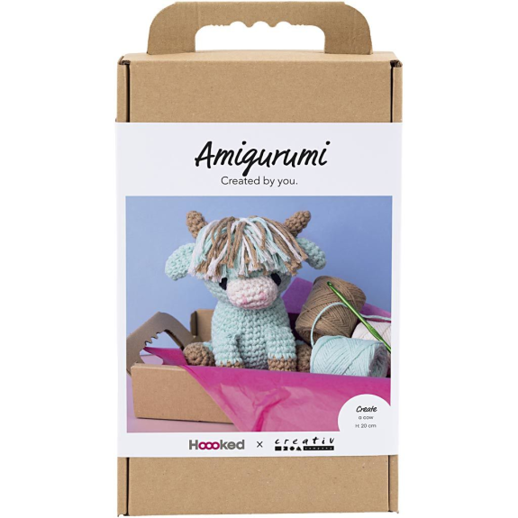 Sada na háčkování kravička Amigurumi