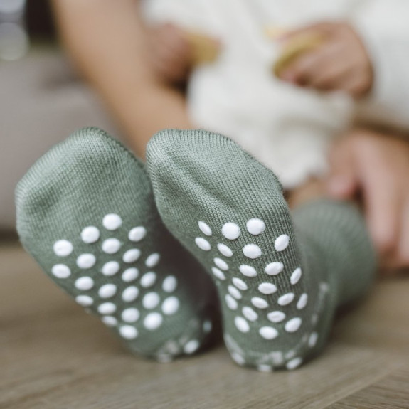Dětské ponožky Stay-on-Socks Antislip Vel. 12 - 18 m 1 pár KipKep