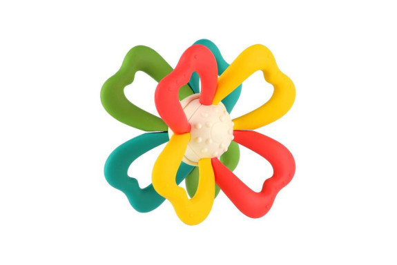 Točáček kytka babyted silikon/plast 0 m+