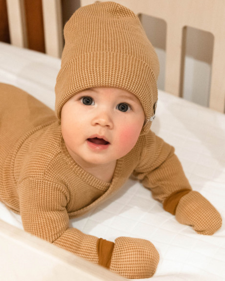 Hydrofilní zavinovací body s dlouhým rukávem Romper Ciumbelle Honey Lodger