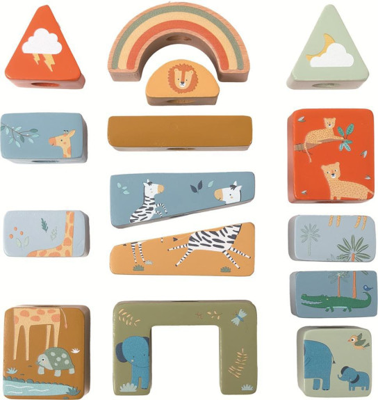 Nasazování kostek Safari 2Kids Toys