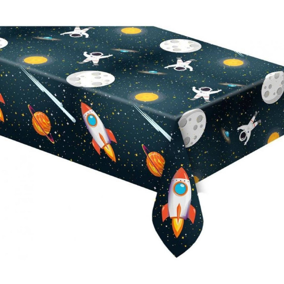 Ubrus plastový - Raketa, 120x180 cm