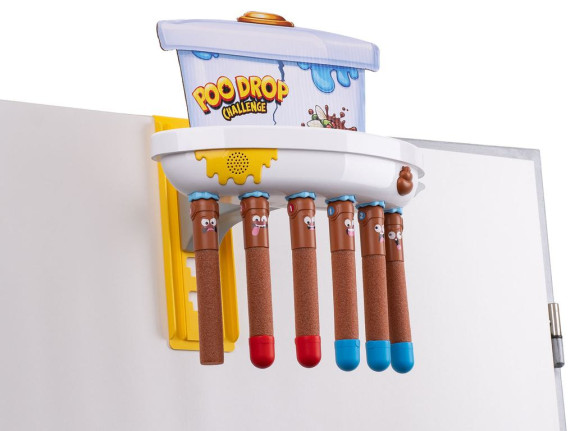 Poo Fighters hra chyť padající lejno na baterie se zvukem