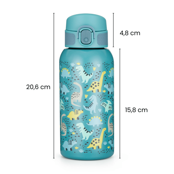 Láhev nerezová termo s náustkem 500 ml 36 m+ Petite & Mars