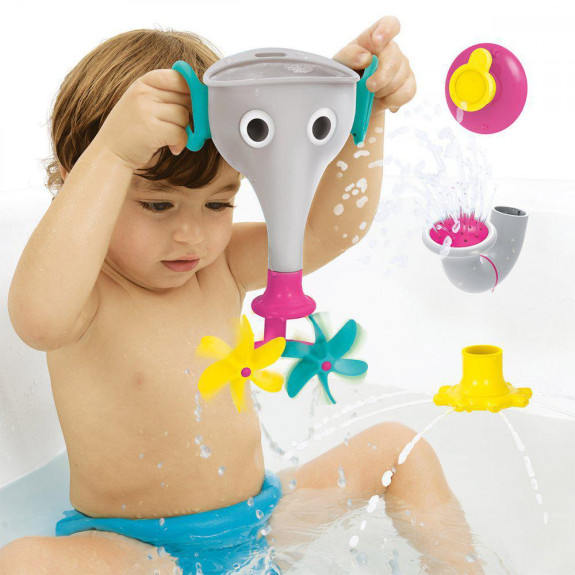 Slon do vany - šedý Yookidoo