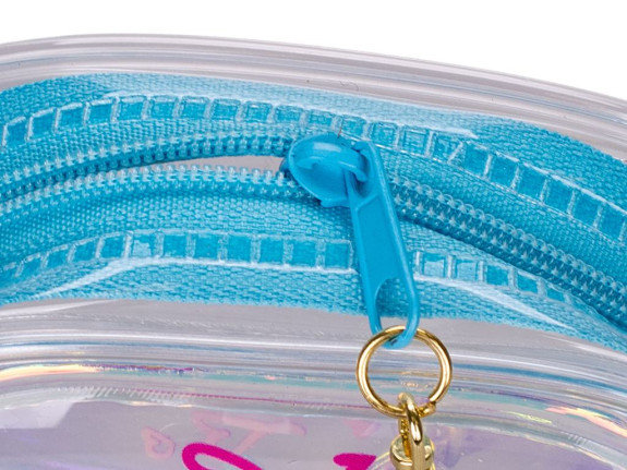 Peněženka holografická 11 cm Mermaid Stars