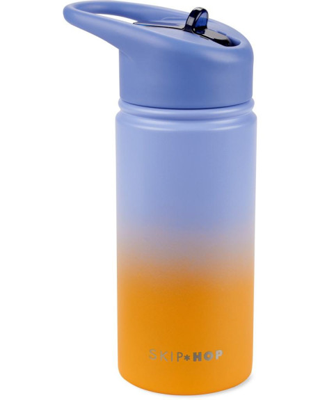 Láhev s brčkem nerezová Wander 450 ml Skip Hop