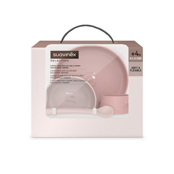 Jídelní set silikonový Colour Essence Suavinex