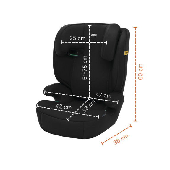 Autosedačka Beta i-Size isofix Zopa