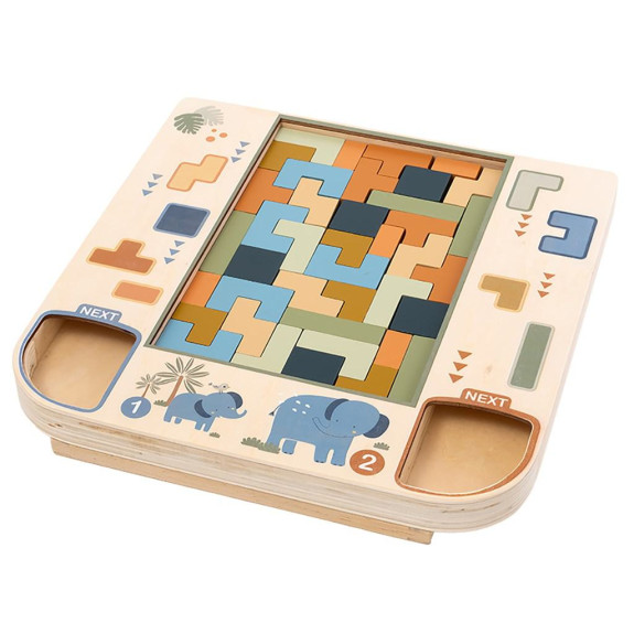 Dřevěné 3D puzzle Tetris Baby Mix