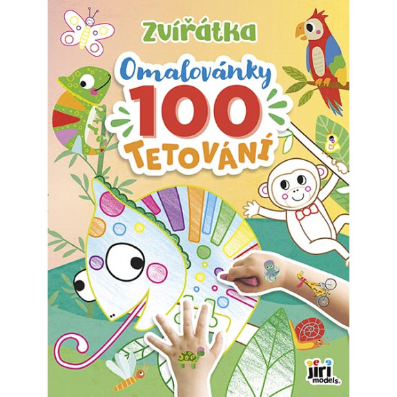 Omalovánky a 100 tetování Zvířátka