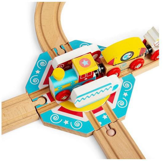Točna s motivem čajových lístků Bigjigs Rail