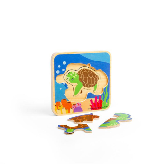 Puzzle Životní cyklus želvy Bigjigs Toys