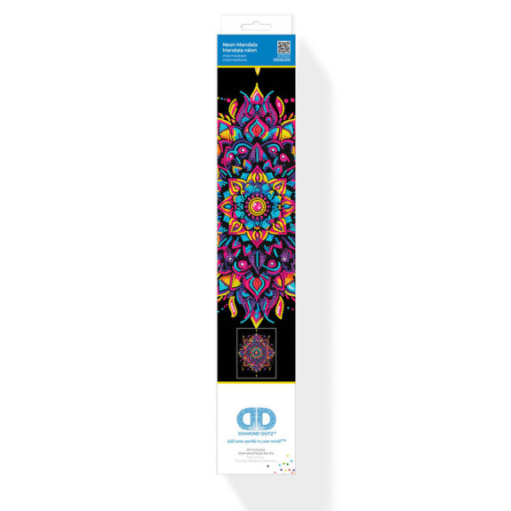 Diamantové malování Neon Mandala Diamond Dotz