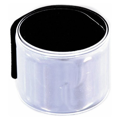 Reflexní samonavíjecí pásek Roller stříbrný 30 cm