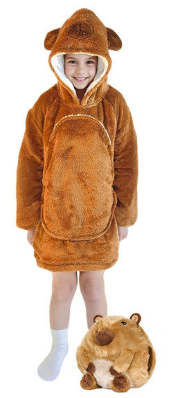 Hřejivá televizní mikinová deka s kapucí pro děti 3 - 6 let Cozy Noxxiez