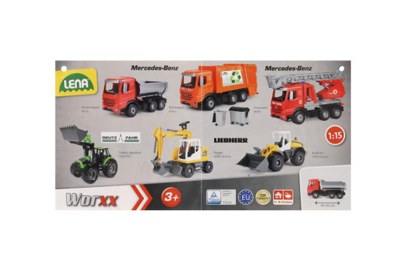 Auto hasiči s žebříkem Mercedes Arocs 47 cm