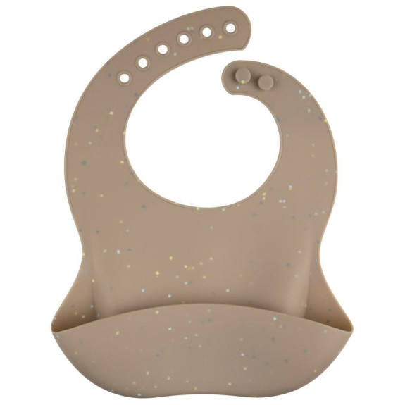 Silikonový bryndák s kapsou Dots Canpol babies