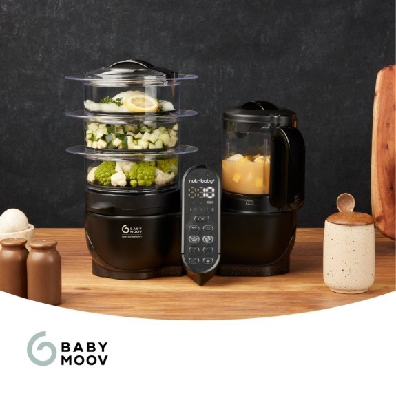 Multifunkční přístroj Nutribaby+ XL Mineral Black Babymoov