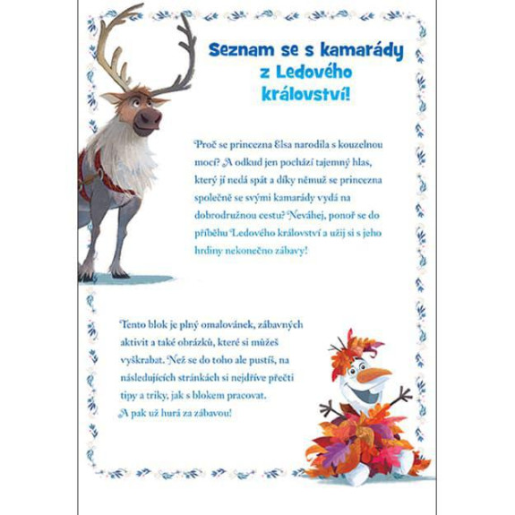 Vyškrabuj, objevuj, vybarvuj Ledové království