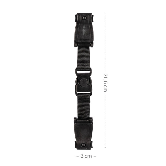 Zámek bezpečnostních pásů pro autosedačky Deluxe Black Zopa