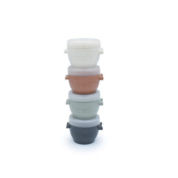 Kelímky na potraviny Snap&Go 118 ml - 4 ks Melii