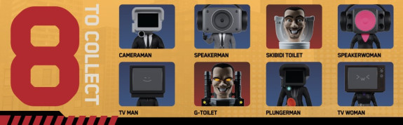 Skibidi Toilet minifigurky Mystery