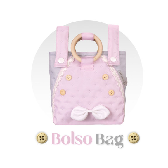 Skládací kočárek pro panenky se slunečníkem a taškou Sophie 60 cm DeCuevas