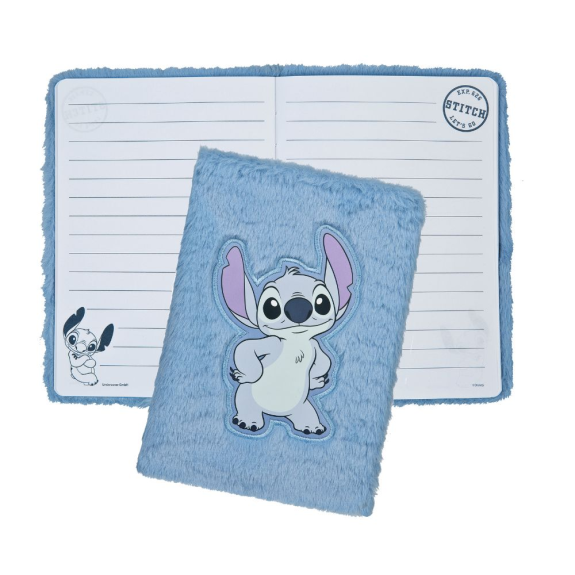 Plyšový zápisník A5 Stitch