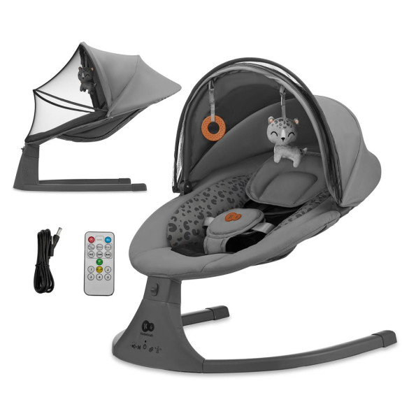 Lehátko houpací s melodií 2 v 1 Lumi, do 9 kg, Premium Kinderkraft