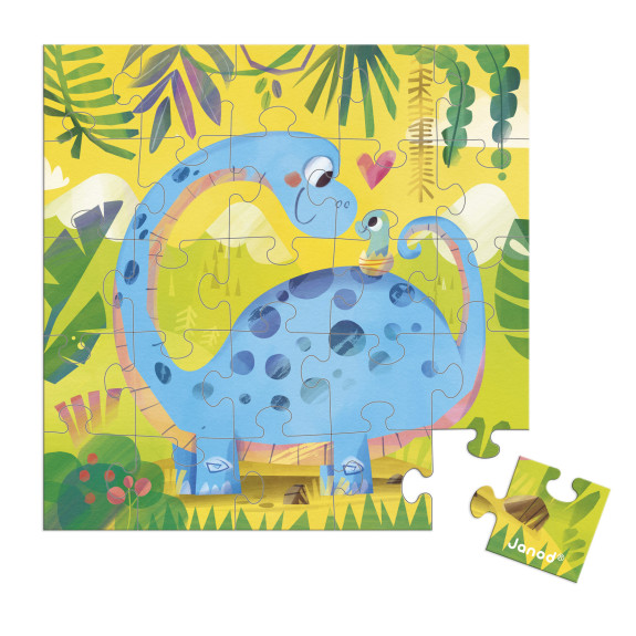 Blahopřání k narozeninám s puzzle Janod