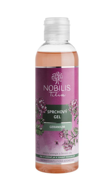 Sprchový gel Geranium 200 ml Nobilis Tilia