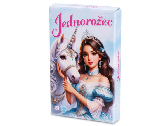 Karty Černý Petr jednorožec 31 ks