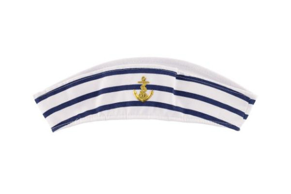 Látková námořnická čepice průměr 27 cm