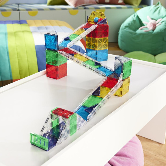 Magnetická stavebnice Rail Racers Deluxe 90 dílů