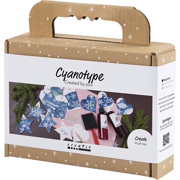Kreativní sada Kyanotypie dárkové visačky