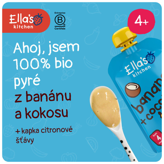 BIO Banán a kokos 120 g Ella's Kitchen