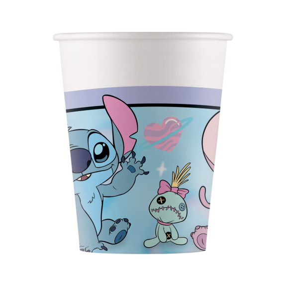 Kelímky papírové - Stitch 200 ml/8 ks