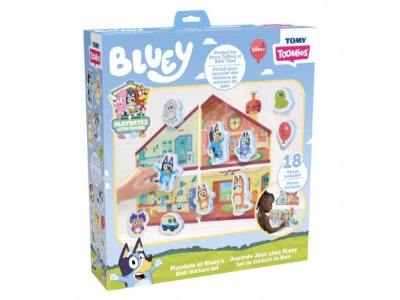 Bluey Domeček s vodolepkami Toomies